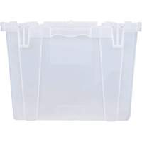 FP243C FliPak Nestable Tote, 26.9" x 16.9" x 12.1", Clear OSI Industrial Sales