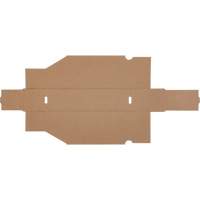 Boîtes profondes en carton ondul&eacute;, 2-7/8" la x 11-1/4" p x 4-1/2" h, Beige OSI Industrial Sales