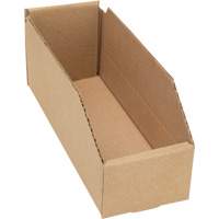 Boîtes profondes en carton ondul&eacute;, 3-3/4" la x 11-1/4" p x 4-1/2" h, Beige OSI Industrial Sales