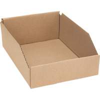 Boîtes profondes en carton ondul&eacute;, 8-3/4" la x 11-1/4" p x 4-1/2" h, Beige OSI Industrial Sales