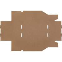 Boîtes profondes en carton ondul&eacute;, 8-3/4" la x 11-1/4" p x 4-1/2" h, Beige OSI Industrial Sales