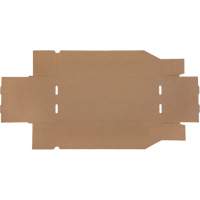 Deep Corrugated Parts Bins, 7-3/4" W x 17-1/4" D x 4-1/2" H, Beige OSI Industrial Sales