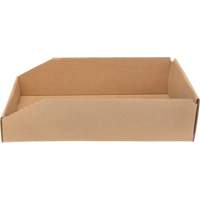 Deep Corrugated Parts Bins, 9-3/4" W x 17-1/4" D x 4-1/2" H, Beige OSI Industrial Sales