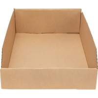 Deep Corrugated Parts Bins, 11-3/4" W x 17-1/4" D x 4-1/2" H, Beige OSI Industrial Sales