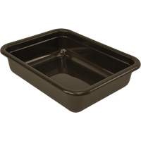 All-Purpose Flat-Bottom Storage Tub, 5" H x 17" D x 22" L, Plastic, Grey OSI Industrial Sales