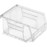 Crystal Clear Ultra Bins, 4-1/8" W x 3" H x 5-3/8" D, Clear OSI Industrial Sales