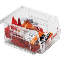 Crystal Clear Ultra Bins, 4-1/8" W x 3" H x 5-3/8" D, Clear OSI Industrial Sales