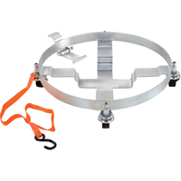 Chariots &agrave; inclinaison pour baril, Acier, Capacit&eacute;e 1200 lb, Diam&egrave;tre 23-1/2", Roue en Fonte OSI Industrial Sales