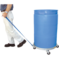 Chariots &agrave; &eacute;tages multiples pour baril, Acier, Capacit&eacute;e 900 lb, Diam&egrave;tre 23-1/2", Roue en Caoutchouc OSI Industrial Sales