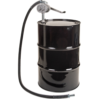 Rotary Lobe Type Drum Pump, Aluminum/Steel, Fits 55 Gal., 1 liter per revolution OSI Industrial Sales