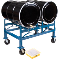 Porte-barils empilables, 2 barils, Capacit&eacute; de 1600 lb, 45-1/2" la x 30" p x 12-1/2" h OSI Industrial Sales