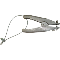 Static Grounding Clamp (GAT Series), Cast Aluminum Body Material, Stainless Steel Cup Point Material, 3 Points Configuration, 1-1/4" Max. Opening OSI Industrial Sales