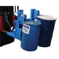 Manipulateur de barils MORSPEED 1500 pour chariot &eacute;l&eacute;vateur, Pour 55 gal. US (45 gal. imp.) OSI Industrial Sales