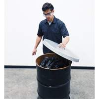 Couvercle pour baril ouvert en acier galvanis&eacute; OSI Industrial Sales