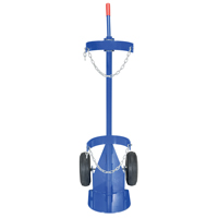 Chariot pour bouteille de gaz, Roues Pneumatique, Base de 12" la x 15-1/2" lo, 500 lb OSI Industrial Sales