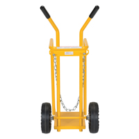 Chariot pour bouteille de gaz, Roues Caoutchouc moul&eacute;, Base de 9-13/16" la x 16" lo, 150 lb OSI Industrial Sales