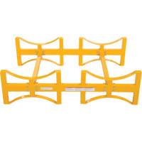 Porte-barils empilable en acier, 2 barils, Capacit&eacute; de 1600 lb, 45-1/2" la x 29-7/8" p x 12-3/4" h OSI Industrial Sales