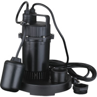 Thermoplastic Submersible Sump Pump, 2560 GPH, 115 V, 4.6 A, 1/3 HP OSI Industrial Sales