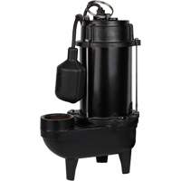 Cast Iron Effluent Pump, 4800 GPH, 120 V, 7.8 A, 1/2 HP OSI Industrial Sales