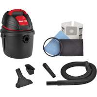 Portable Shop Vacuum, Wet-Dry, 2.5 HP, 2.5 US Gal. (9.5 Litres) OSI Industrial Sales
