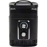 360 Degree Surround Portable Heater, Ceramic, Electric, 5200 BTU/H OSI Industrial Sales