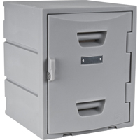 Casier, 15" x 15" x 18", Gris, Assembl&eacute; OSI Industrial Sales