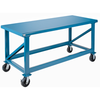 Extra Heavy-Duty Workbenches - All-Welded Benches, Steel Surface OSI Industrial Sales