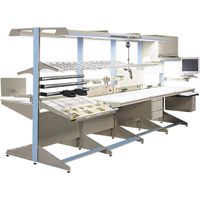 Postes de travail modulaire ergonomiques - Panneaux s&eacute;parateurs OSI Industrial Sales