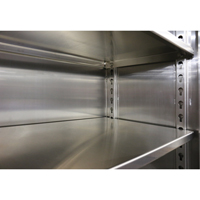 Extra Heavy-Duty Cabinet Shelf, 36" x 24", 1900 lbs. Capacity, Stainless Steel, Grey OSI Industrial Sales