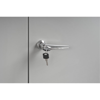 Cabinet Style Shop Desk, 34-1/2" W x 30" D x 53" H, Grey OSI Industrial Sales