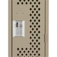 Casiers Clean Line, Bloc de 2, 24" x 15" x 72", Acier, Beige, Rivet (assembl&eacute;), Perfor&eacute; OSI Industrial Sales