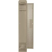 Clean Line Lockers, 12" x 12" x 82", Steel, Beige, Rivet (Assembled), Perforated OSI Industrial Sales
