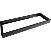 Base encastr&eacute;e pour casiers robustes enti&egrave;rement soud&eacute;e Concorde, 4 Blocs, 4" lo x 48" la x 17" p, Noir, Acier OSI Industrial Sales