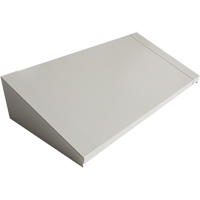 All-Welded Concorde - Heavy-Duty Lockers Sloping Top, 3 Bank, 18" D x 36" W x 6" H, Grey, Steel OSI Industrial Sales