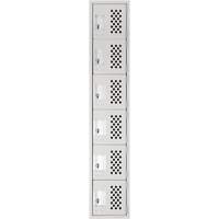 Clean Line Lockerettes, 6 -tier, 18" x 72" x 12", Steel OSI Industrial Sales