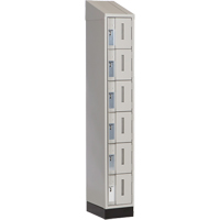 Casiers robustes Concorde, 6 niveaux, 12" x 18" x 82", Acier, Gris, Soud&eacute; (assembl&eacute;) OSI Industrial Sales