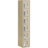Casiers robustes Concorde, 6 niveaux, 12" x 18" x 72", Acier, Beige, Soud&eacute; (assembl&eacute;) OSI Industrial Sales