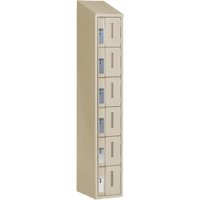 Casiers robustes Concorde, 6 niveaux, 12" x 18" x 78", Acier, Beige, Soud&eacute; (assembl&eacute;) OSI Industrial Sales