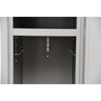 Lockers, 2 -tier, 12" x 18" x 72", Steel, Grey, Knocked Down OSI Industrial Sales