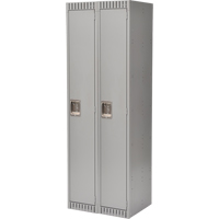 Casiers, Bloc de 2, 24" x 18" x 72", Acier, Gris, D&eacute;mont&eacute; OSI Industrial Sales