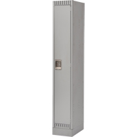 Lockers, 12" x 18" x 76", Steel, Grey, Knocked Down OSI Industrial Sales