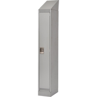 Lockers, 12" x 18" x 86", Steel, Grey, Knocked Down OSI Industrial Sales