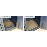 Fond de casier, Convient aux casiers 12" x 18", Noir, Plastique OSI Industrial Sales