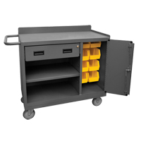 Mobile Workbench Cabinet, Steel Surface OSI Industrial Sales