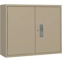 Wall Mounted Cabinet, Steel, 2 Shelves, 30" H x 36" W x 12" D, Beige OSI Industrial Sales