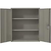 Lo-Boy Storage Cabinet, Steel, 2 Shelves, 40" H x 36" W x 18" D, Grey OSI Industrial Sales