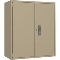 Lo-Boy Storage Cabinet, Steel, 2 Shelves, 40" H x 36" W x 18" D, Beige OSI Industrial Sales