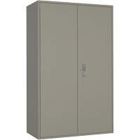 Extra Wide Hi-Boy Storage Cabinet, Steel, 4 Shelves, 72" H x 48" W x 24" D, Grey OSI Industrial Sales