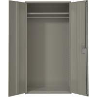 Armoire garde-robe, Acier, 36" la x 18" p x 72" h, Gris OSI Industrial Sales