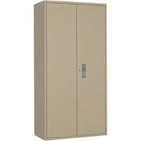 Armoire garde-robe, Acier, 36" la x 18" p x 72" h, Beige OSI Industrial Sales